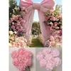 Pirulito de Hortênsia para Casamento Floricultura de Casamento Flor de Seda Flor Artificial Materiais para Arranjo de Flores de Cena