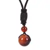 Venta Caliente Transfronteriza Amazon Colgante de Ojo de Tigre de 16MM Collar Colgante de Obsidiana Natural Amatista Venta al por Mayor