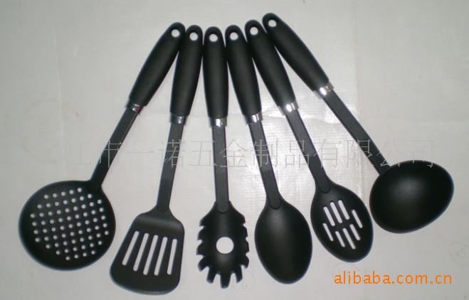 P-015H尼龙厨具锅铲,汤勺,漏铲漏勺漏勺意粉爪压薯器奶油