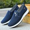 Zapatos de tela antiguos de Beijing, zapatos de lona, ​​zapatos de tela para primavera y otoño, zapatos de papá antideslizantes y resistentes al desgaste, ligeros, transpirables, suelas suaves, suelas suaves transpirables.