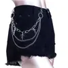 Europa y Estados Unidos joyería transfronteriza punk metal tendencia pantalones de chándal cadena estilo JK Joker cadena multicapa cadena de cintura venta al por mayor