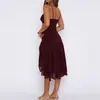Amazon Transfronterizo Otoño Más Vendido Vestido Estilo Europeo y Americano Sexy Delgado Tubo Hueco Hombros Descubiertos Vestido