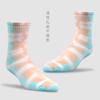 Calcetines Tie-Dye para Mujer, Calcetines Largos para Hombre, de Media Longitud para Primavera y Otoño, Estilo Hip-Hop de Caña Alta, Tendencia Europea y Americana, Calcetines de Algodón Coloridos, Versátiles al por Mayor