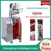 Máquina de embalagem de café em tiras, bancada longa, máquina de subembalagem de bebidas sólidas, embalagem vertical quantitativa de pó de café preto