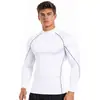 Fábrica de Origen de Ropa Deportiva Ajustada de Cuello Alto para Hombre 2026 [Procesamiento Personalizado] Personalización OEM/ODM