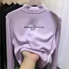 Camiseta interior térmica de forro polar doble cara para niñas, estilo otoño e invierno, cuello semi-alto, camiseta de manga larga rosa para niños, top para bebé niña