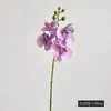 Orquídea Phalaenopsis Artificial Pequena Realista com Efeito Hidratante, Flor Artificial para Decoração de Casa, Sala de Chá, Zen, Orquídea Phalaenopsis Artificial Realista ao Toque 3D