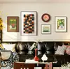 Nova Arte de Parede Abstrata de Dopamina para Sala de Estar Pintura de Parede de Fundo para Sofá Arte Personalizada de Nicho Pintura Decorativa para Quarto de Crianças