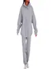 Traje Sudadera con Capucha de Color Puro para Hombre Primavera y Otoño 2023 Traje de Dos Piezas Deportivo Casual de Moda