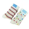 Estilo Fino de Primavera Verano Coloridos Transpirables Lindos de Malla Modernos Calcetines de Media Pantorrilla para Niñas Calcetines de Dopamina Calcetines para Mujer
