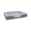 Cama Nueva para Gato y Perro Transfronteriza, Sofá para Mascota Perro, Cama Caliente de Terciopelo Rayado Desmontable y Lavable, Cama para Perro, Suministros para Mascotas