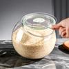 Pote Selado Transparente de Plástico Pote para Conservas Balde para Arroz Pote Selado para Alimentos de Cozinha Pote para Armazenamento de Farinha e Arroz Armazenamento de Chá e Anis