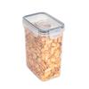 Frasco para Almacenar Alimentos Transparente Cuadrado Fresquero Cocina Frasco para Almacenar Granos Fruta Seca Espesado Almacenamiento Cubo Sellado
