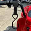 Gancho de aço em S, gancho de aço inoxidável para uso externo de alta resistência, gancho universal montado na frente para capacetes de carrinhos de bebê e patinetes elétricos