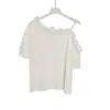 Nova Coleção Primavera/Verão 2025 Estilo Coreano Ins Simples Renda Puro Desejo Versátil Top Camisola Babados Camiseta