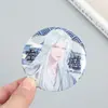 Insígnia de lata micro personalizada 75mm personagem de desenho animado secundário insígnia redonda personalização