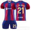 23-24 Barcelona 9 Levan Jersey 8 Pedre 30 Garvey 10 Messi Fati Uniforme de Fútbol Traje Al Por Mayor