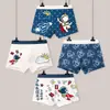 Cuecas Boxer Infantis de Verão Desenho Animado Respiráveis Sem Apertar Shorts para Meninos Venda por Atacado de Cuecas Boxer para Crianças Pequenas, Médias e Grandes