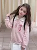 Sudadera para Niñas Primavera 2026 Nuevo Estilo My Little Pony Top para Niñas Primavera y Otoño Estilo Coreano Cuello Polo Ropa para Niños