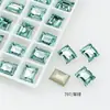 Dongzhou Broca Angular Retangular Broca de Bala de Gelo Broca Tridimensional Imitação de Corte Hua Galvanoplastia a Vácuo Prata Ornamentos para Unhas Acessórios Personalizado