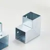 Conectores de Tubo Cuadrado sin Soldadura, Uniones en T para Tubo Cuadrado, Conectores Directos de Acero Cuadrado, Conectores de Esquina de 90 Grados para Tubo Cuadrado Galvanizado