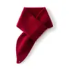 Venta al por mayor de fábrica 100% Cachemir Otoño/Invierno Estilo Nuevo Plano Entrelazado Engrosado Unisex Protector de Cuello Bufanda Bufanda Versátil