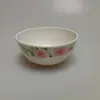 Vajilla de melamina tazón plano de 7 pulgadas tazón para ensalada plato frío tazón para arroz tazón para ensalada de melamina con estampado