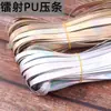 Ornatos Steampunk de Couro Macio Cortados a Laser DIY Headwear Cosplay Harajuku Ornatos Steampunk Tiras de Couro Material de Viés