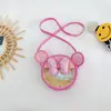 Bolsa infantil da moda fofa macia cor de doce lantejou casual porta-moedas meninas viagem tendência bolsa de ombro transversal