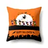 Funda de almohada de Halloween TC603 almohada lumbar de coche funda de cojín de calabaza para sofá funda de almohada para oficina hogar sala de estar