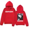 Sudaderas con capucha de firma de Eminem Slim Shady para hombre y mujer Hip Hop
