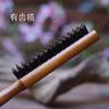 Peine creativo de tres filas con cerdas esponjosas para rizar el cabello, estilo profesional, para recoger el cabello, con punta y cola puntiaguda.