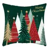 2026 Nueva Funda de Cojín Navideño Impresión Digital Almohada Transfronteriza Tema Navideño Almohada Cojín de Sofá