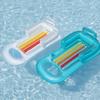 Sofá inflable de agua con doble fila flotante y forma de cisne sandía para tomar el sol, colchón inflable reclinable, colchoneta de playa, anillo de natación