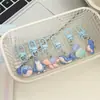 Llavero Lindo de Animal Marino Divertido Dibujo Animado Pingüino Tortuga Colgante para Mochila de Estudiante Regalo para Pareja Novia