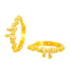 Anillo de Novia Fugitiva con Lazo Anillo Ajustable para Dedo Índice para Niñas Mismo Estilo que Tienda de Oro Puzuo