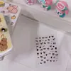 Adesivos de desenho animado de alto valor, grande coleção de adesivos decorativos super fofos para cartões goo, caneta de mesa transparente e à prova d'água para estudantes