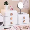 Caixa de Armazenamento de Mesa Estudante Pequeno Rack de Armazenamento Gaveta Simples para Crianças Artigos Diversos Acessórios de Cabelo Papelaria Porta-Canetas de Mesa Armário