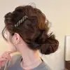 Grampo Lateral Clareador Outono/Inverno Feminino Retrô Sem Costura High-End Grampo para Franja Estilo Coreano Atmosfera Fashionável Grampo de Uma Palavra Acessórios de Cabelo