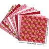 12 Hojas/Paquete Flor Rosa Día de San Valentín Álbum de Fotos DIY Scrapbook Papel de Fondo Tarjeta Papel para Manualidades Transfronterizo
