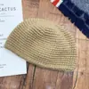 Gorro de Punto Estilo Monje, Estilo Corto, Hecho a Mano, Moderno, Unisex, Algodón