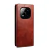 Aplicável Transfronteiriça Redmi Note14Pro Plus (5g) Padrão de Cera de Óleo Capa de Couro Magnética Capa de Celular Redmi Totalmente Inclusiva