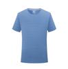 Camiseta de seda de hielo de secado rápido con logotipo impreso personalizado, cuello redondo, manga corta, para actividades de grupo, publicidad, ropa de trabajo grupal, venta al por mayor
