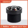 Lente Sem Distorção Chuang'An Optoelectronics, Megapixel 1.86mm 1/2.7" Lente Grande Angular de 125 Graus para Reconhecimento Facial