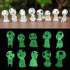 Luminous Alien Doll Boneca Fantasma Princesa Luminosa Árvore Elfo Micro Paisagem DIY Acessórios Ornamentos