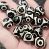 Ágata blanco y negro cuentas de Ojo de Cielo cuentas redondas cuentas sueltas de Jade pulsera collar accesorios de joyería cuentas cuentas hechas a mano