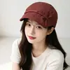 Nueva Gorra Versátil de Encaje Plegado Transpirable de Secado Rápido con Cordones para Primavera/Verano, Holgada para Exteriores, Protección Solar, Adelgazante Facial, Gorra de Pico de Pato