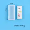 Molde de Silicone para Assar Bolo Letras Maiúsculas e Minúsculas em Inglês Cartão de Chocolate Feliz Aniversário Decoração de Bolo
