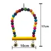Juguete para loro juguete para pájaro color columpio escalera estación escalera poste accesorios jaula para pájaros suministros para aves mascotas al por mayor