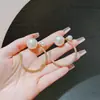 Colección Popular de Pendientes 2025 Pendientes Nuevos Pendientes de Nicho de Gama Alta Diseño Elegante Fábrica de Origen de Yiwu